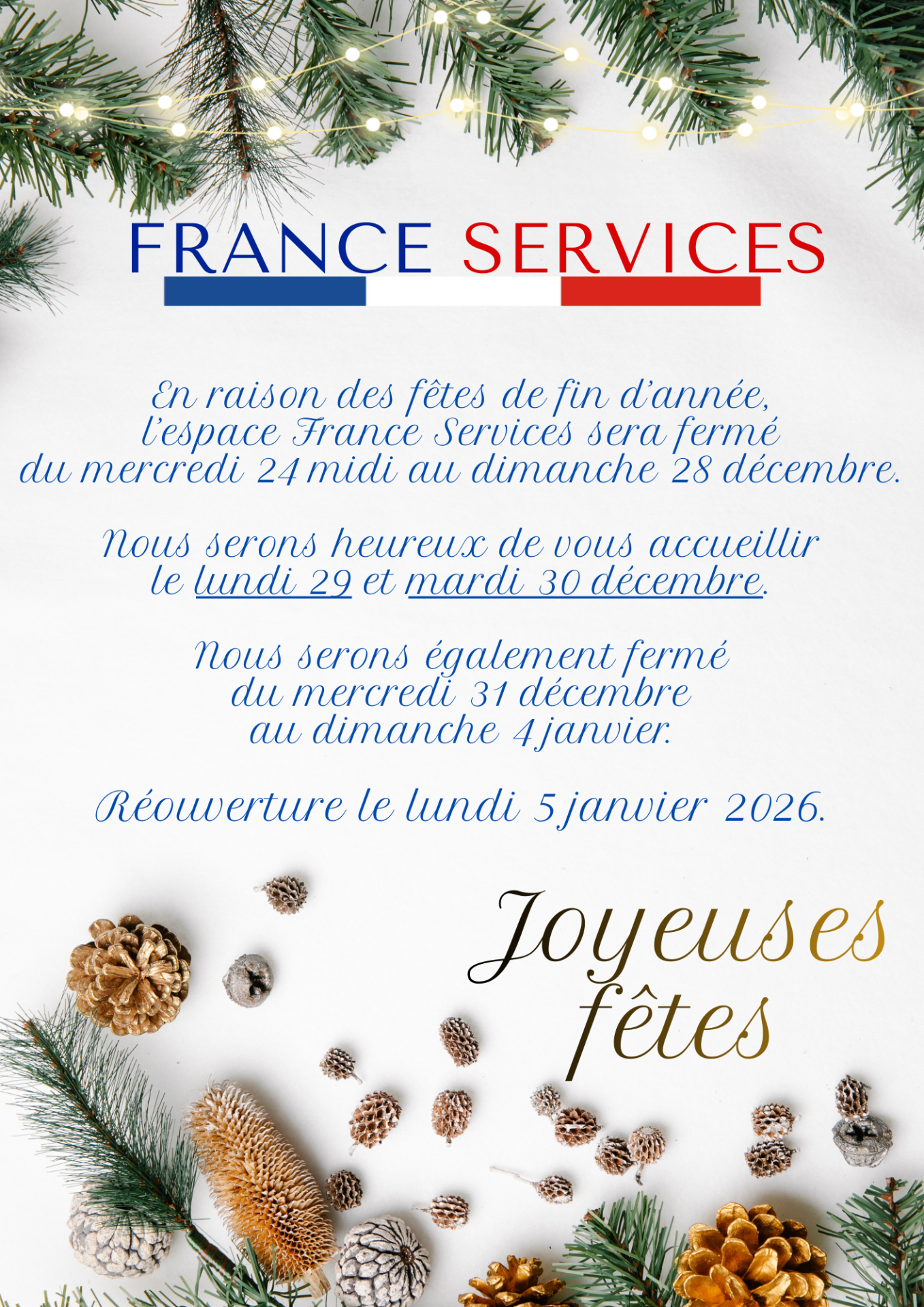 Fermeture France Services Gergy